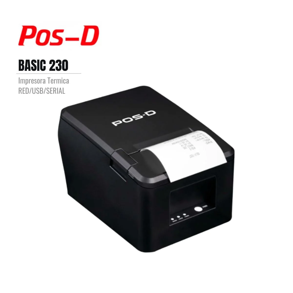 IMPRESORA TERMICA POS-D BASIC 230 RED | USB |SERIAL