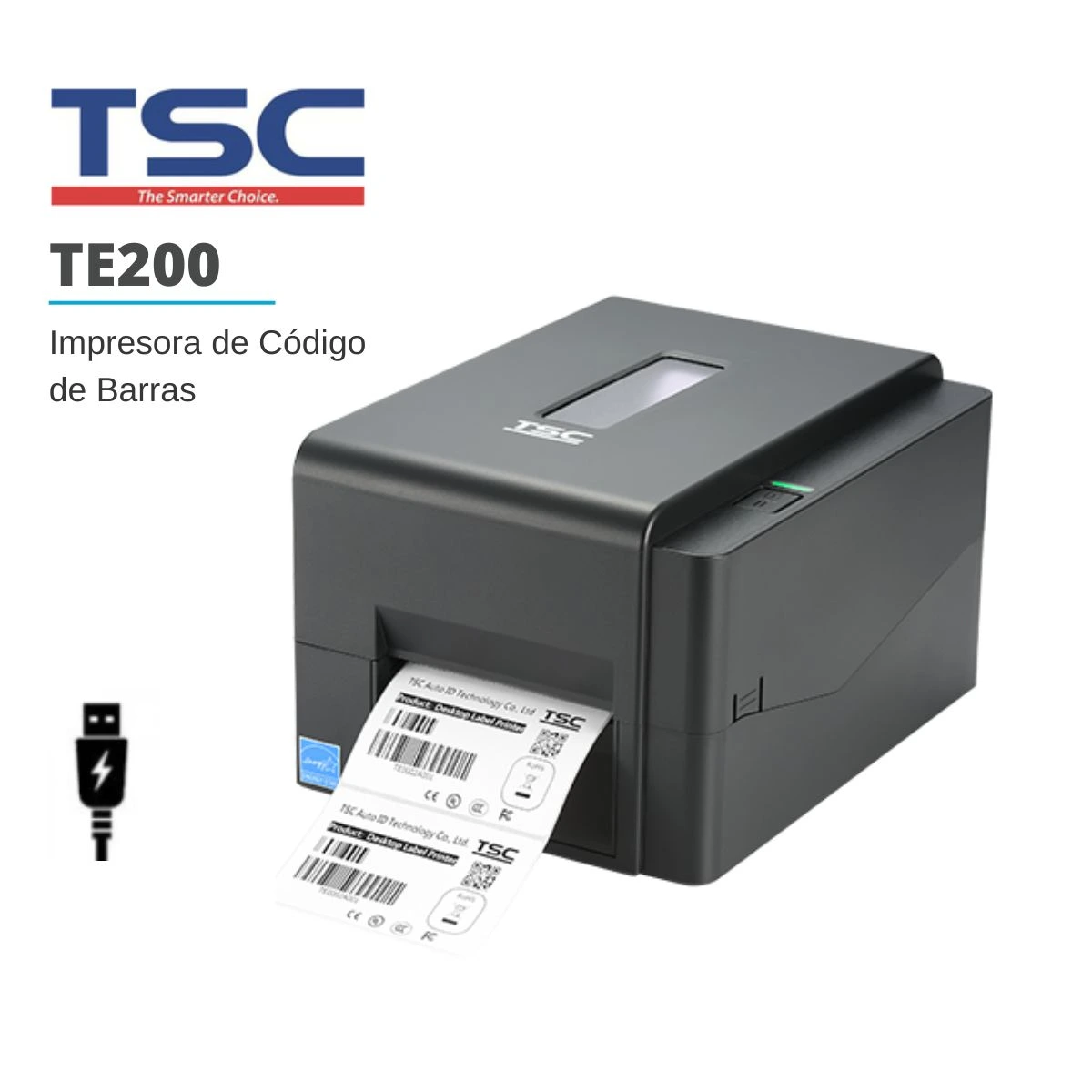 IMPRESORA CODIGO DE BARRAS TSC TE200 | USB